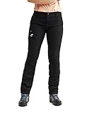 RevolutionRace Damen Nordwand Pants, Hose zum Wandern und für viele Outdoor-Aktivitäten, Jet Black, 38