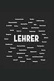 LEHRER: Notizbuch Organizer Planer als Geschenk für Lehrer | Abschiedsgeschenk, zum Geburtstag oder um einfach nur Danke zu sagen | A5 120 Punktraster (Dot grid ) Seiten, Softcover mit M