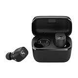 Sennheiser CX True Wireless Bluetooth-In-Ear-Kopfhörer mit passiver Noise Cancellation, anpassbarer Touch-Bedienung, Bass Boost, Spritzwasserschutz (IPX4) und 27 Stunden Akkulaufzeit, schw