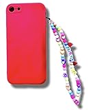 Phone Charm personalisierbar, Handy Kette Perlen - Handykette Smiley - Phone Chain - Phone Strap - Handy Chain - Handy B