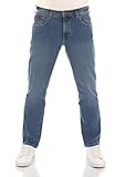 Wrangler Herren Jeans Texas Slim Fit Jeanshose Hose Denim Stretch Baumwolle , Blue Sky, W36 / L30