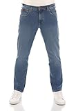 Wrangler Herren Jeans Texas Slim Fit Jeanshose Hose Denim Stretch Baumwolle , Blue Sky, W36 / L30