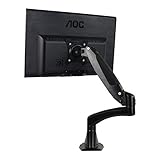 LYYJIAJU TV Wandhalterung 17-27-Zoll-TV-Wandhalterung Gas-Federarm-Last 8 kg Universal-TV-Wandhalterung-Halterung Feste TV-Wandhalterung (Color : Schwarz)