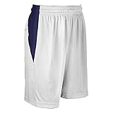 Champro Block-Polyester-Basketball-Trikot für Damen, 3XL, Weiß, Marineb