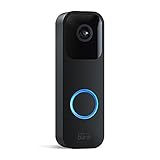 Wir stellen vor: Blink Video Doorbell | Zwei-Wege-Audio, HD-Video, App-Benachrichtigungen bei Klingeln und Bewegungserfassung, einfache Einrichtung, Alexa-fähig – kabellos oder kabelgebunden, Schw