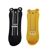 TOYANDONA 2Pcs Baby Fuß Messgerät mit Fuß Messung Chart Bär Form Füße Länge Messen Herrscher Kinder Fuß Messung Gauge Baby für Kleink