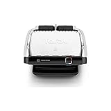 Tefal GC750D30 Elektro, Tisch Kontaktgrill Grillfunktion Schwarz, Silb