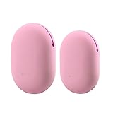 Geekria Earbuds Silicone Case for Philips SHQ3200BK, SHQ3200WT, Sennheiser CX 300, CX 500i, Earbud Protection Squeeze Pouch / Pocket Soft Earphone Storage Bag ( Pink, Size M+S, 2 Packs)