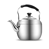 MQJ 304 Lebensmittel Edelstahl Wasserkocher Gas Gas Elektroherd Mit Kessel Automatische Whistle Große Kapazitäts-Kessel,4L