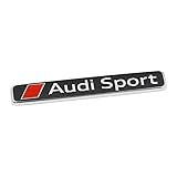 Audi 4S0853737D2ZZ Sport Schriftzug Exterieur Emblem Logo Zeichen, chrom/rot/schw