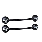 STOBOK 2PCS Aufblasbare Barbell Hantel Strongman Kostüm Spielzeug Karneval Circus Big Top Party Foto Prop Dekoration Gefälschte Gewichte für Kinder Erwachsene Phantasie Kleid Sp