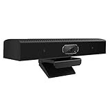 All-in-one Konferenzkamera mit Mikrofon und Lautsprecher,Full HD 1080P Weitwinkel USB Videokonferenzkamera,für Konferenzräume,Skype/Zoom Videokonferenzen,YouTube/Twitch/OBS Live Streaming(NV-VA101)