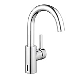 ubeegol Messing Chrom Waschtischarmatur 360° drehbar Armatur Waschbecken Badarmatur Wasserhahn Bad Waschbeck