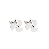 Amkui Manschettenknöpfe, Farbige Manschettenknöpfe, für Jungen und Mädchen, für Freizeithemd, Anzug, Hemd, Manschettenknöpfe, Accessoires, Geburtstagsparty-Geschenke, Kupfer,