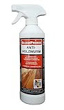 Anti Holzwurm-Spray 500 ml Holzwurmspray zur Holzwurmbekämpfung | Holzwurmmittel innen Holzwurmex gegen holzschädigende Insekten Holzflieg