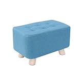 HFSZGZ Stoff Kleine Hocker, Hauptsofa Hocker, Faul Hocker, Schuhmassivholz Ändern Hocker, Low Hocker, Wohnzimmer Hocker, Bänk