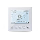 YSMLL Smart Thermostat Wifi Temperaturregler Wasser Elektrischer Warmbodenheizung Wassergaskessel Google Assistant (Color : White, Size : GA-(NO WiFi))
