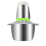 WJYZYHM Elektrischer Chopper 2 / 3L Elektrische Fleischschleifmaschine Mincer Wurst Maker Füller Küchenmincing-Maschine for Küche (Size : 2L)