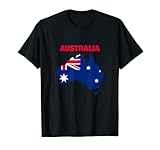 I Love Australia, Enjoy Wear Australia Flag Graphic Cool T-S
