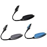 3 Stücke Mini Buch Lampe Tragbare Buch Licht Einstellbar Lampe Bettlampe Für Reise Lader Kü