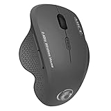 DAGUAI Mäuse Wireless Maus 2.4g Tragbare Mobile optische Mäuse mit USB Empfänger 6 Tasten 1600 DPI.Schnurlose Computermaus for Laptop-Desktop-PC (Color : Gray)