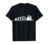 Gabelstapler Fahrer Gabelzug Evolution Warehouse Worker T-Shirt T-S