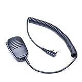 JUSTZHIQIANG Lautsprechermikrofon Mic ptt. for Walkie Talkie. KG-UVD1P UV8D UV6D UV5R UV-5R 9Rplus SMO-001 Passt for Wouxun. Fit for Baofeng Fit for Kenw