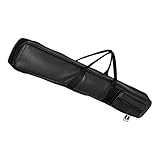 MILISTEN Bambusflöte -Tragetasche PU Leder -Aufbewahrungstasche mit verstellbarem Schulterg