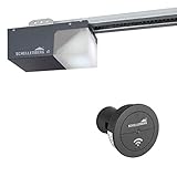 Schellenberg Garagentorantrieb Smart DRIVE M 500N 2 Handsender 2-Kanal Tore bis 8 m² + Funk-Autosender | kompatibel mit Smart Friends, Amazon Alexa, Goog