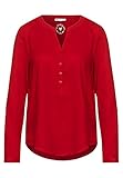 Street One Damen Bamika Bluse, Full red, 42