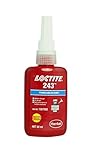 echtem Henkel LOCTITE 243 x 50 ml Medium Stärke Öl tolerant Schraubensicherung blau Betriebstemperatur 55 °C bis + 150 °C – 12 Pack