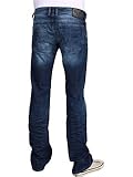 Diesel Men's Zathan Slim Boot Cut Fit Pants, Denim, 40