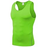 DaDuo Trägershirts Herren Slim Fit Einfarbig Rundhals Tops Herren Mode Sportshirt Sommer Bodybuilding Fitness Funktionsshirt Herren Stretch Muskelshirt H