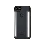 LuMee LD-IP7PLUS-BLK-NA Duo Handyhülle für Apple iPhone 6, 6S und 7 Plus Mattschw
