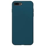 ZhinkArts Silikon Handyhülle kompatibel mit Apple iPhone 7 Plus / 8 Plus - 5,5' Display - Silikonhülle Schutzhülle Case mit Mikrofaser Innenfutter - Hü