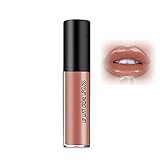 HNFH 12 Color Cream Texture Lipstick Waterproof,Lip Lust Creme Lip Gloss,Lip Lust Cream Lipstick,Smudge Proof Waterproof Long Lasting Easy to Color Smooth Gloss Lip for Women (8#)