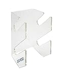 4boarder® Double Wandhalterung | 2-Fach Boardhalterung | Skateboard | Longboard | vertikale Board Wandhalterung | transparent | Hochwertige Board Halterung