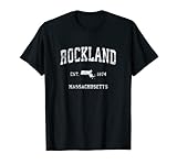 Rockland Massachusetts MA Sportdesign im Vintage-Stil T-S