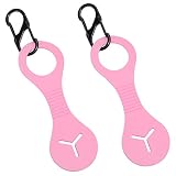 Kotbeutelhalter für Hundekotbeutel Silikon Hundekotbeutelhalter Handlich und Benutzerfreundlicher Taschenhalter für Hundeleinen-Spender, Zubehö (Pink)