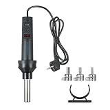 Baugger Mini Heißluftgebläse 420 W e Heißluftgebläse Digitaler Bildschirm Einstellbare Temperatur & Luftstrom Handheld Industrielle Heißluftgebläse für DIY Handwerk Schrumpfung Trocknen Farb