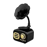 FWEOOFN Plattenspieler, Grammophon， Vintage Retro-Lautsprecher Grammophon Bluetooth-Plattenspieler Drehbarer Radio-Stereo-Sound-BO (Plattenspieler)