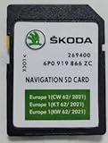 SD Karte GPS Europa 2021 - Navigation AS MIB2 - Skoda Discover Media 2 MIB2 - v14-6P0919866ZC