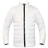 Generic Herren Regular Fit Pufferjacke Herren Stepp Hooded Skijacke Winterparka, Daunenjacke Outdoor Ski Snowboard Wandern Winterjacke Langarm Warme Verdickt Puffer Steppjacke mit Kapuze für M