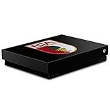 DeinDesign Skin kompatibel mit Microsoft Xbox One X Folie Sticker FC Augsburg Wappen FC