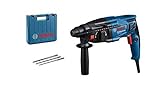 Bosch Professional Bohrhammer GBH 2-21 (mit SDS plus, inkl. 3x Drill Bit SDS plus, (6/8/10 mm), Zusatzhandgriff, Maschinentuch, Tiefenanschlag, im Handwerkerkoffer)