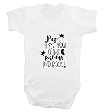 Flox Creative Baby Weste Papa Love Moon Back Gr. 12-18 Monate, weiß