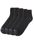 S.Oliver Unisex Quarter Socken 8er Pack, Größe:39-42;Farbe:Black (05)
