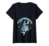 Damen Let's Get Hammered Wortspiel Wortwitz Trinkspiel Biertrinker T-Shirt mit V