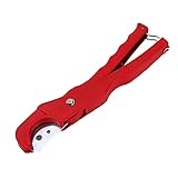 Leichte PVC Quick Cut Aluminium-Rohr- und Rohrschneider perfekt für Klempner, Home Handy Mann (rot) Schneid- / Percussion-Werkzeug