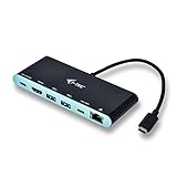 i-tec USB-C 4K Mini Docking Station/Multifunktionsadapter 1x HDMI 1x GLAN Ethernet 2X USB 3.0 1x USB-C 1x USB-C Power Delivery/Data für Windows MacOS Android Chrome OS Thunderbolt 3 Kompatib